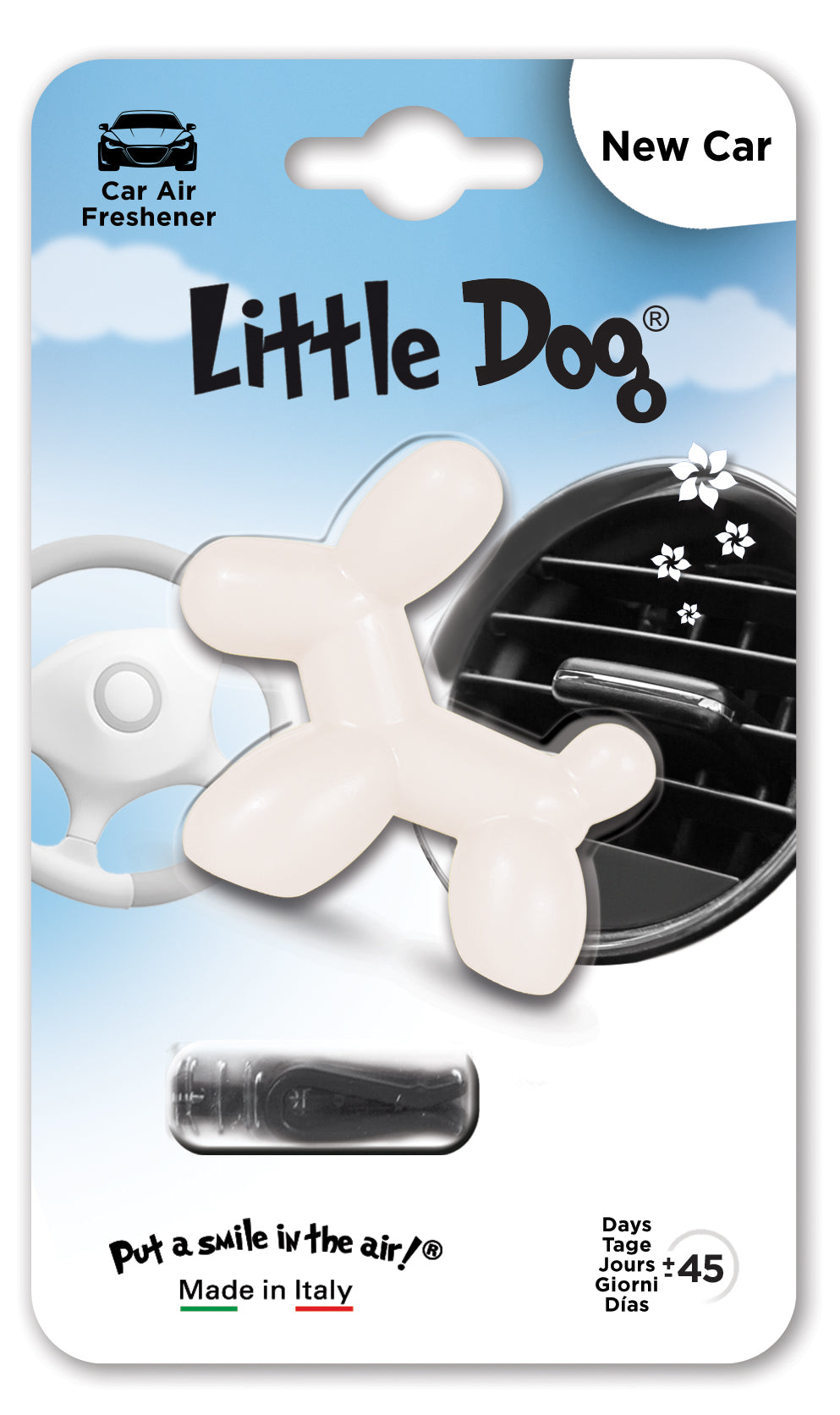 LITTLE DOG NOVELTY AIR FRESHENERS NEW CAR