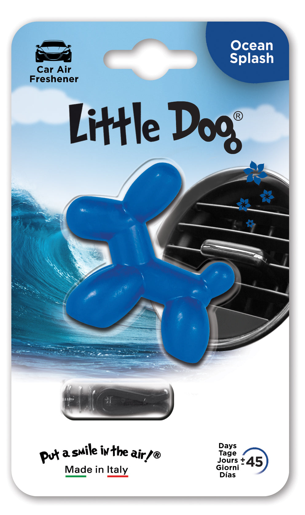 LITTLE DOG NOVELTY AIR FRESHENERS OCEAN SPLASH