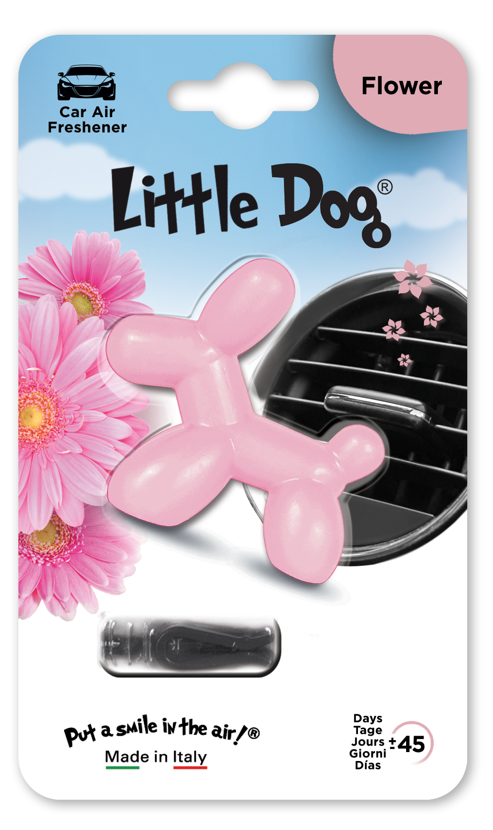 LITTLE DOG NOVELTY AIR FRESHENERS FLOWER