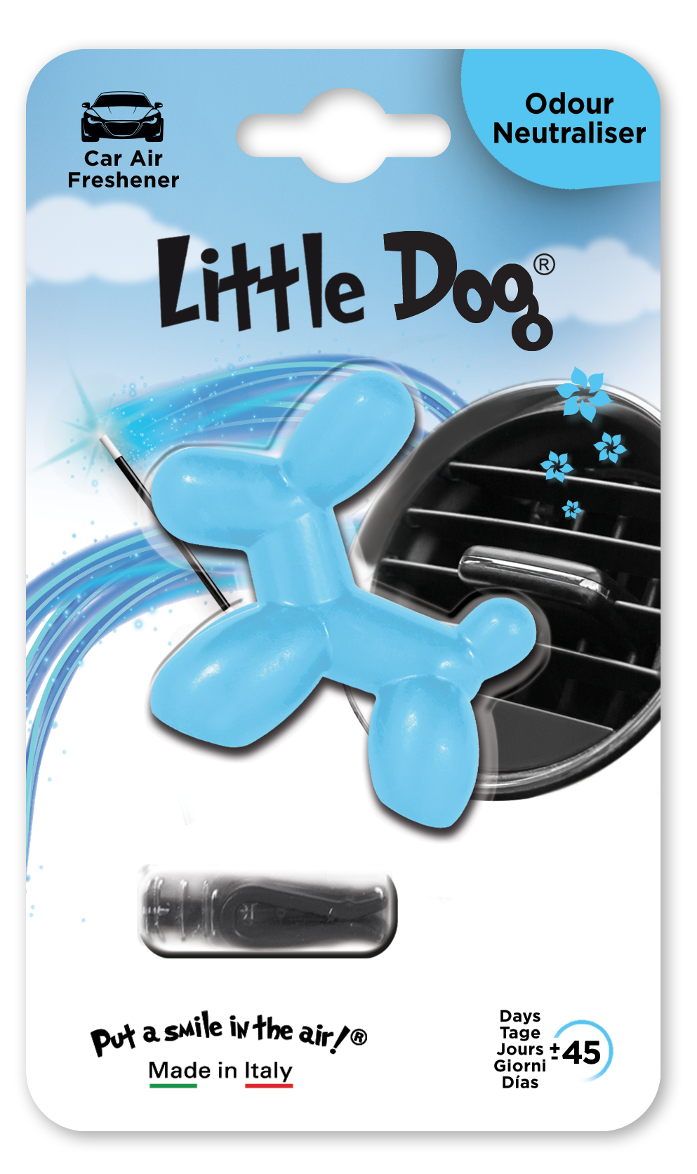 LITTLE DOG NOVELTY AIR FRESHENERS ODOUR NEUTRALIZER