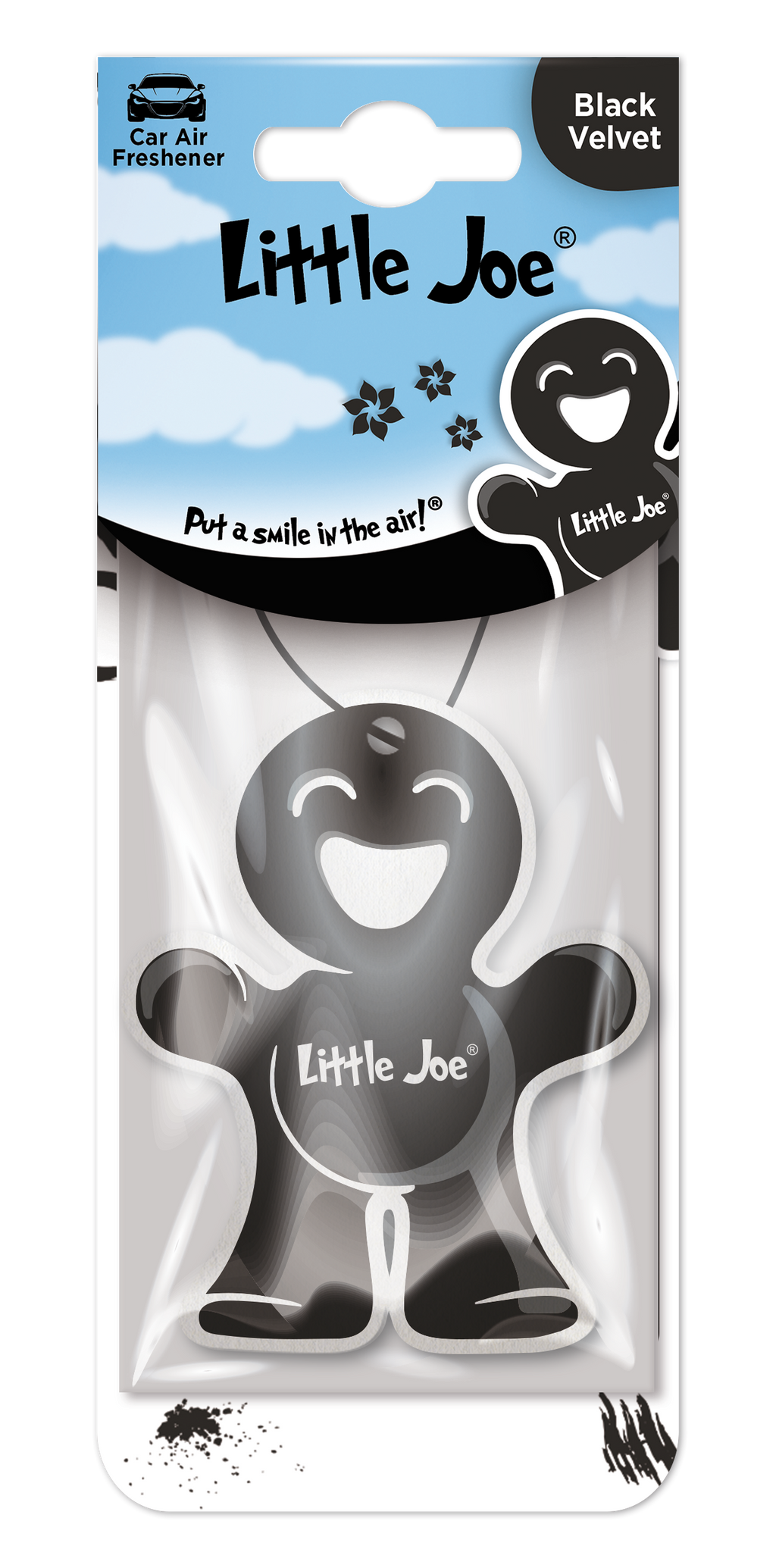 LITTLE JOE HANGING PAPER AIR FRESHENERS BLACK VELVET 1 PK