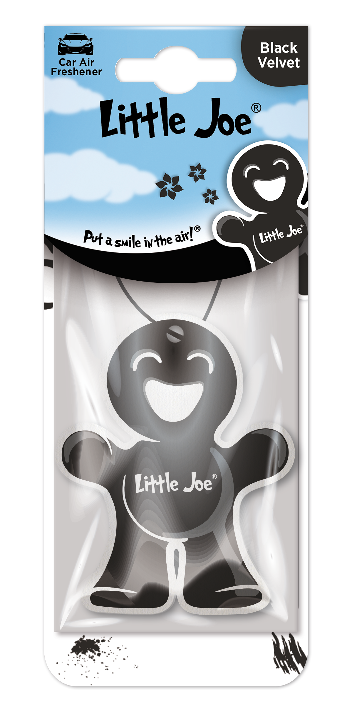 LITTLE JOE HANGING PAPER AIR FRESHENERS BLACK VELVET 1 PK