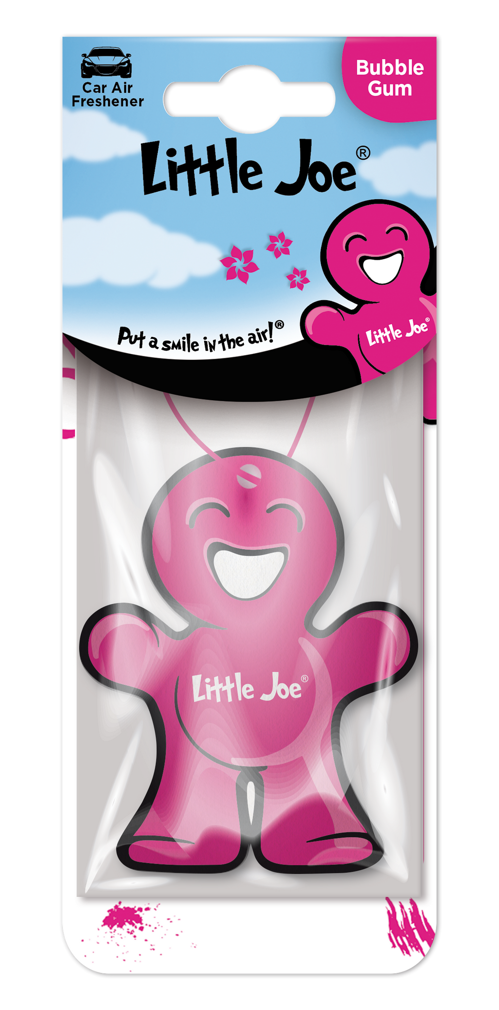 LITTLE JOE HANGING PAPER AIR FRESHENERS BUBBLEGUM 1 PK