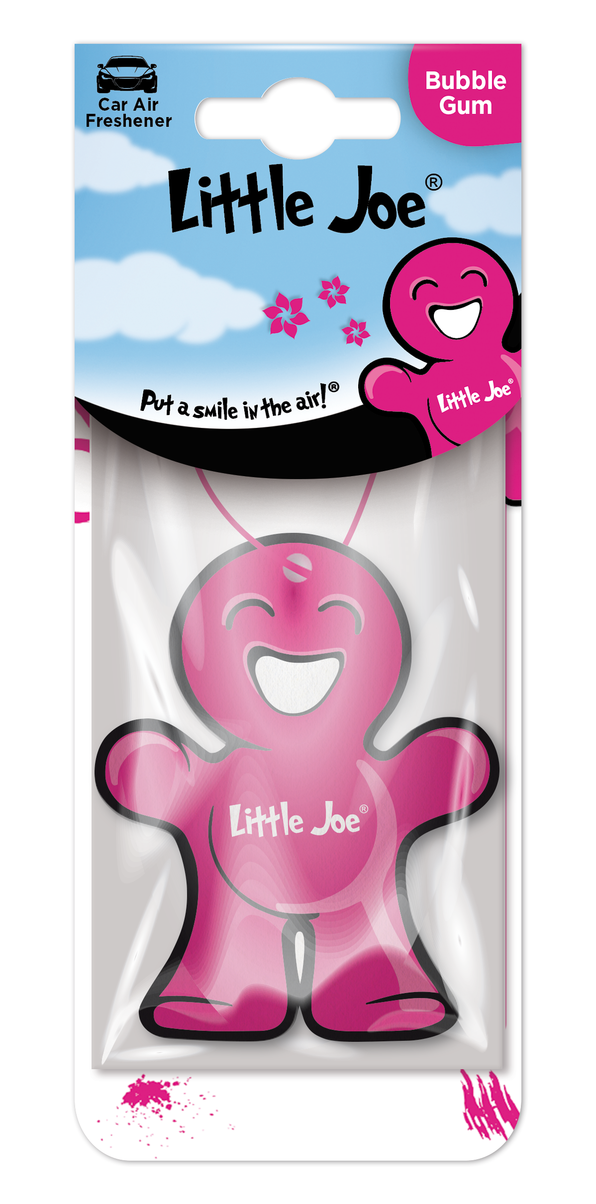 LITTLE JOE HANGING PAPER AIR FRESHENERS BUBBLEGUM 1 PK
