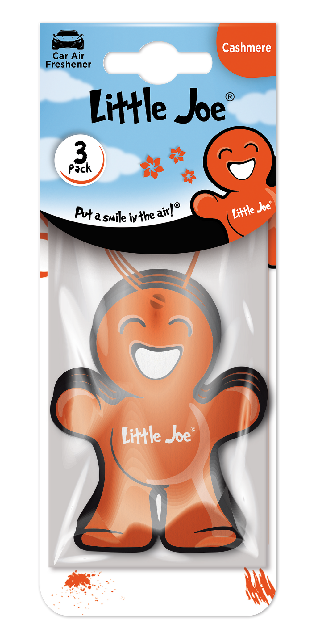 LITTLE JOE HANGING PAPER AIR FRESHENERS CASHMERE 3 PK