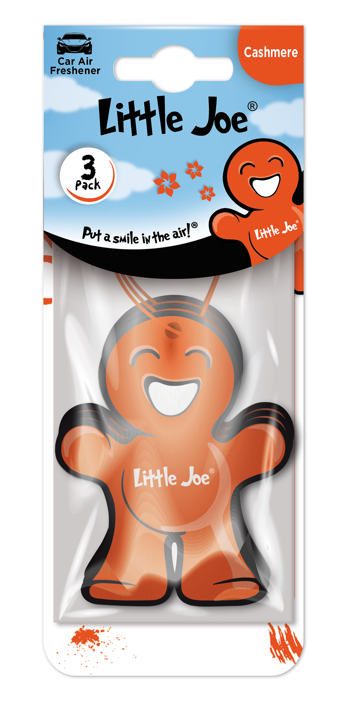 LITTLE JOE HANGING PAPER AIR FRESHENERS CASHMERE 3 PK