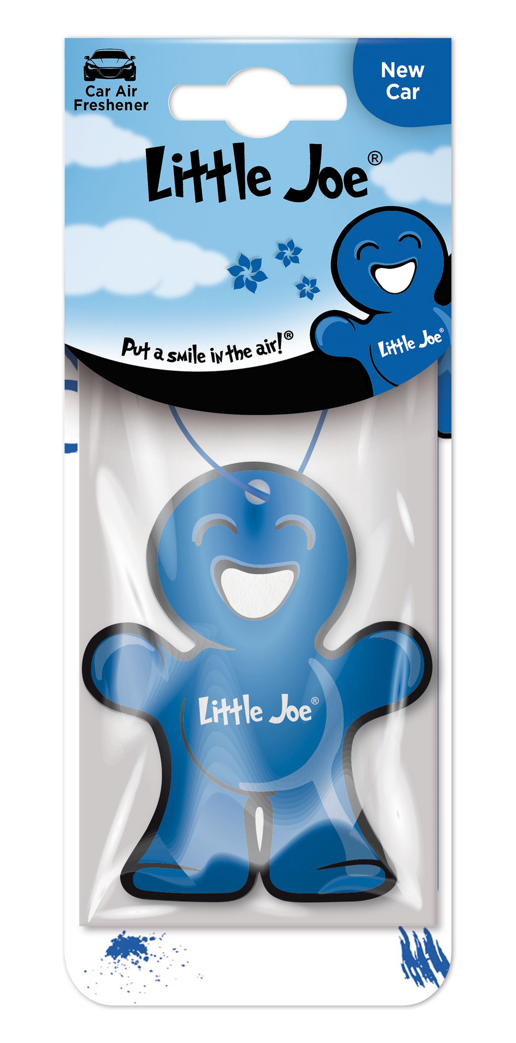 LITTLE JOE HANGING PAPER AIR FRESHENERS NEW CAR 1 PK