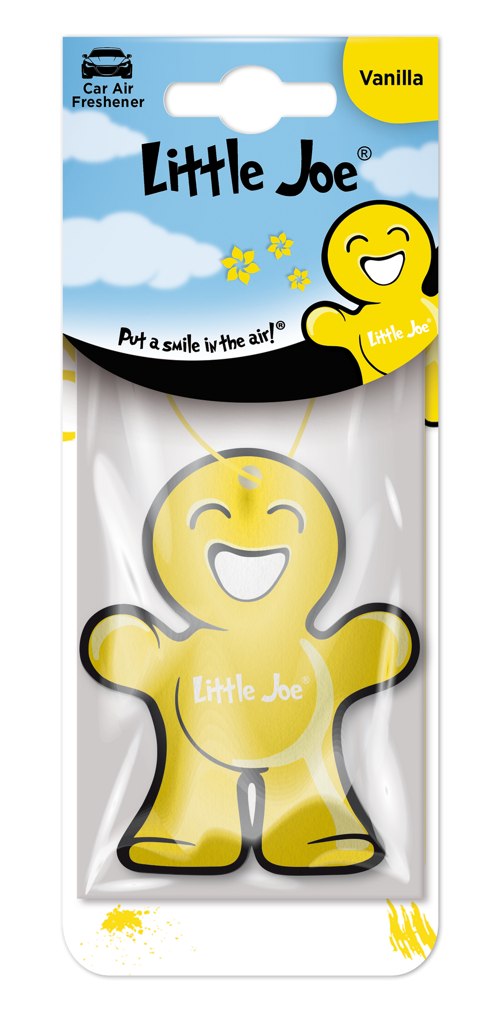 LITTLE JOE HANGING PAPER AIR FRESHENERS VANILLA 1 PK
